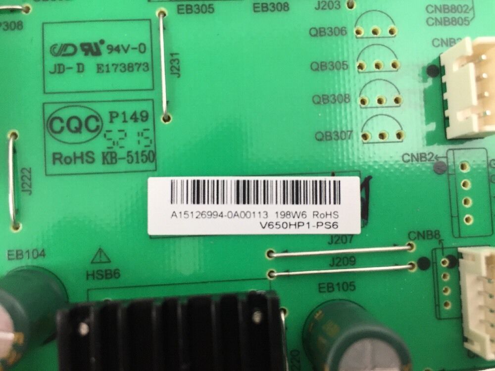 POLAROID 65GSR3100FA STROMVERSORGUNGSPLATTE P.SWP.198HM.1 / L1511381